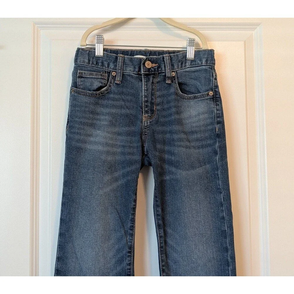 Old Navy Boys Size 10 Straight Built In Tough Flex Adjustable Waist Jeans